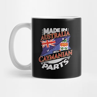 Made In Australia With Caymanian Parts - Gift for Caymanian From Cayman Islands Mug